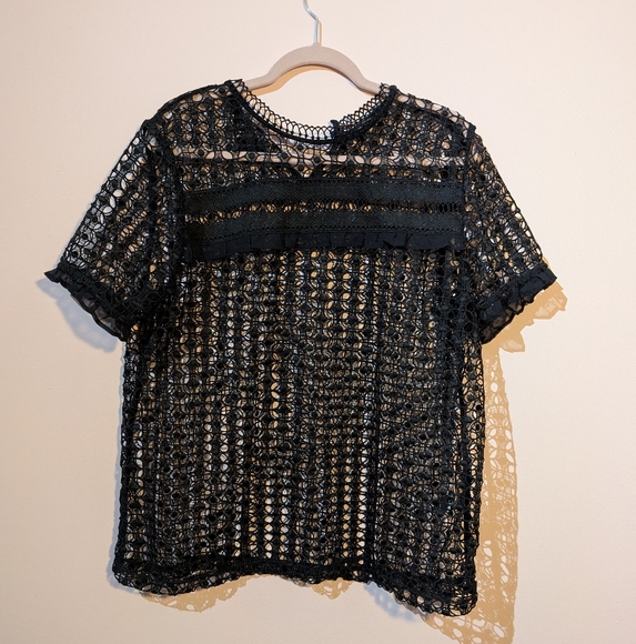 Mesh lace top - Picture 1 of 3